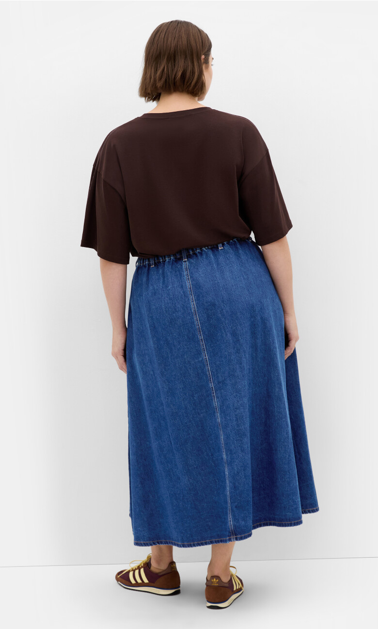 Karina Denim Skirt - mid wash