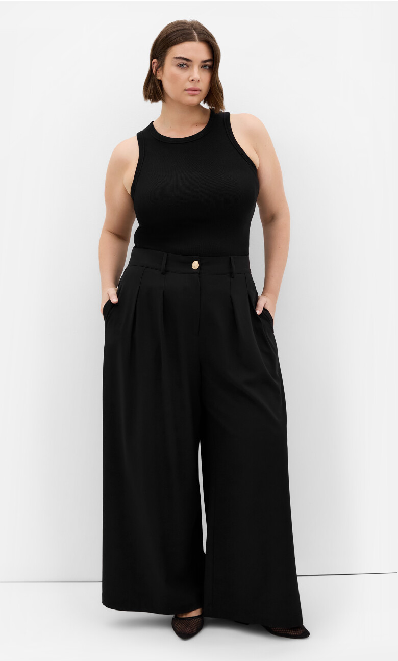 Plus Size PANT ABBIGAIL - BLACK