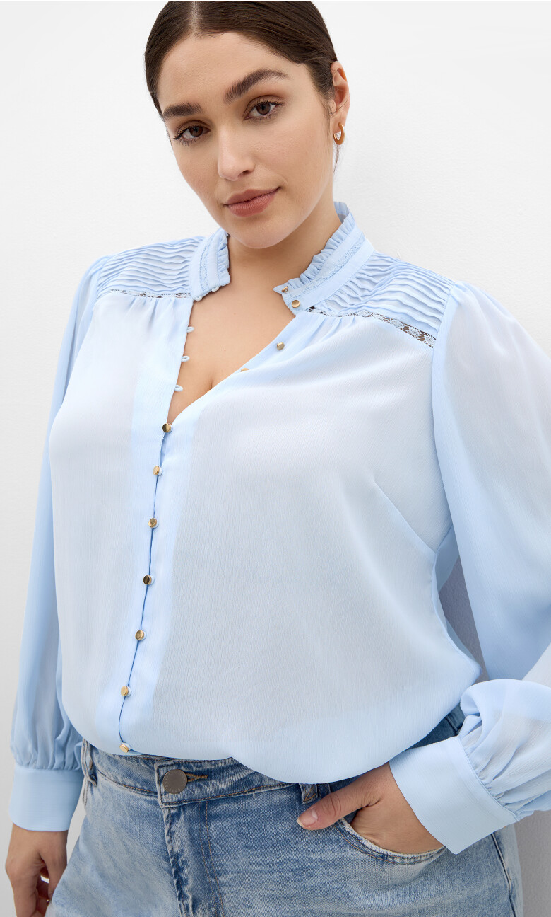 Florence Shirt - soft blue