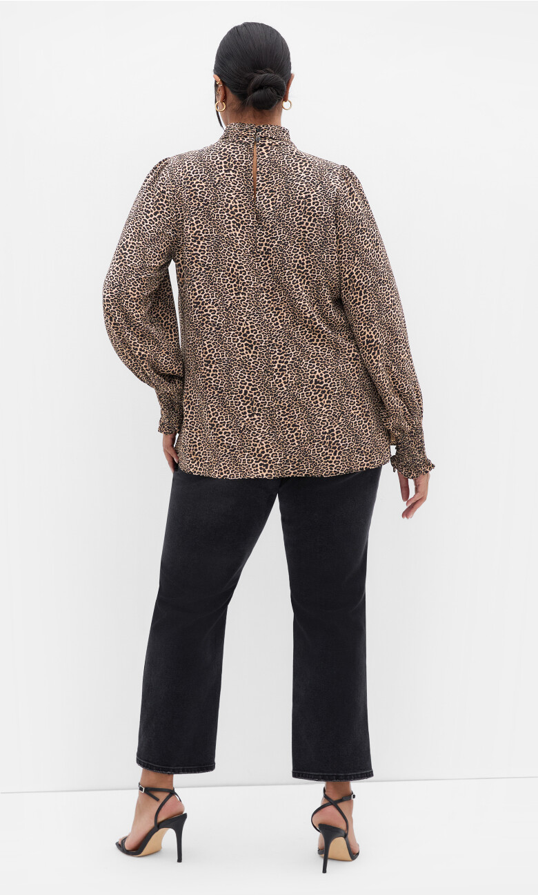 Indie Print Top - cheetah