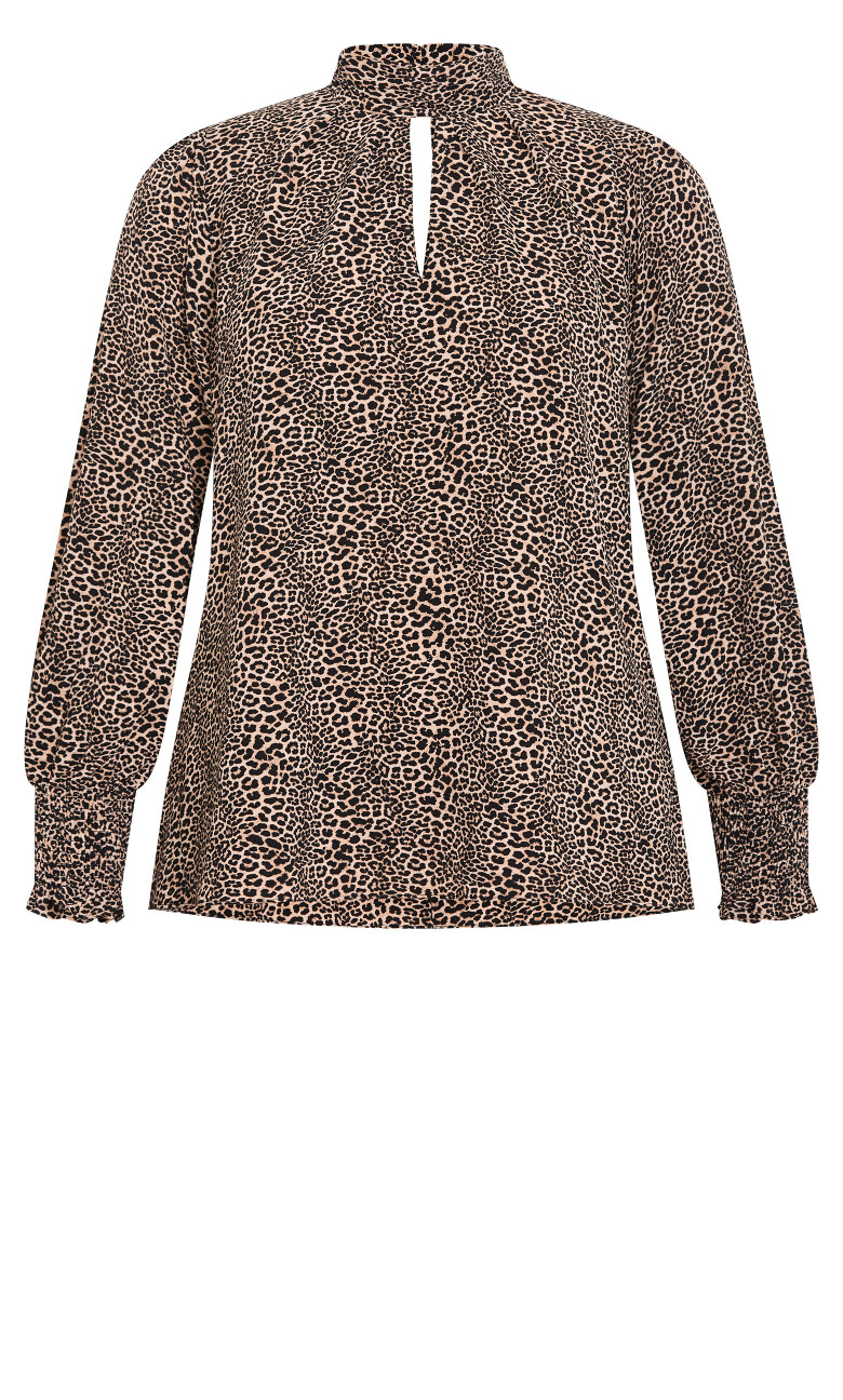 Indie Print Top - cheetah